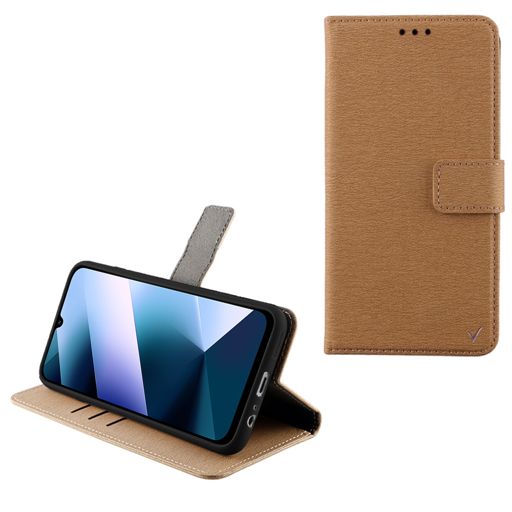 VOLTE-TEL ΘΗΚΗ XIAOMI POCO C85/REDMI 15C 4G 6.9" ALLURE MAGNET BOOK STAND CLIP GOLD