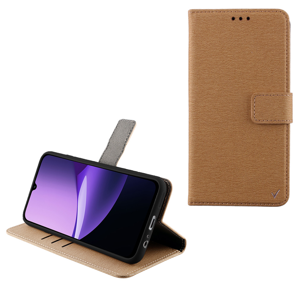 VOLTE-TEL ΘΗΚΗ XIAOMI REDMI 15C 5G 6.9" ALLURE MAGNET BOOK STAND CLIP GOLD