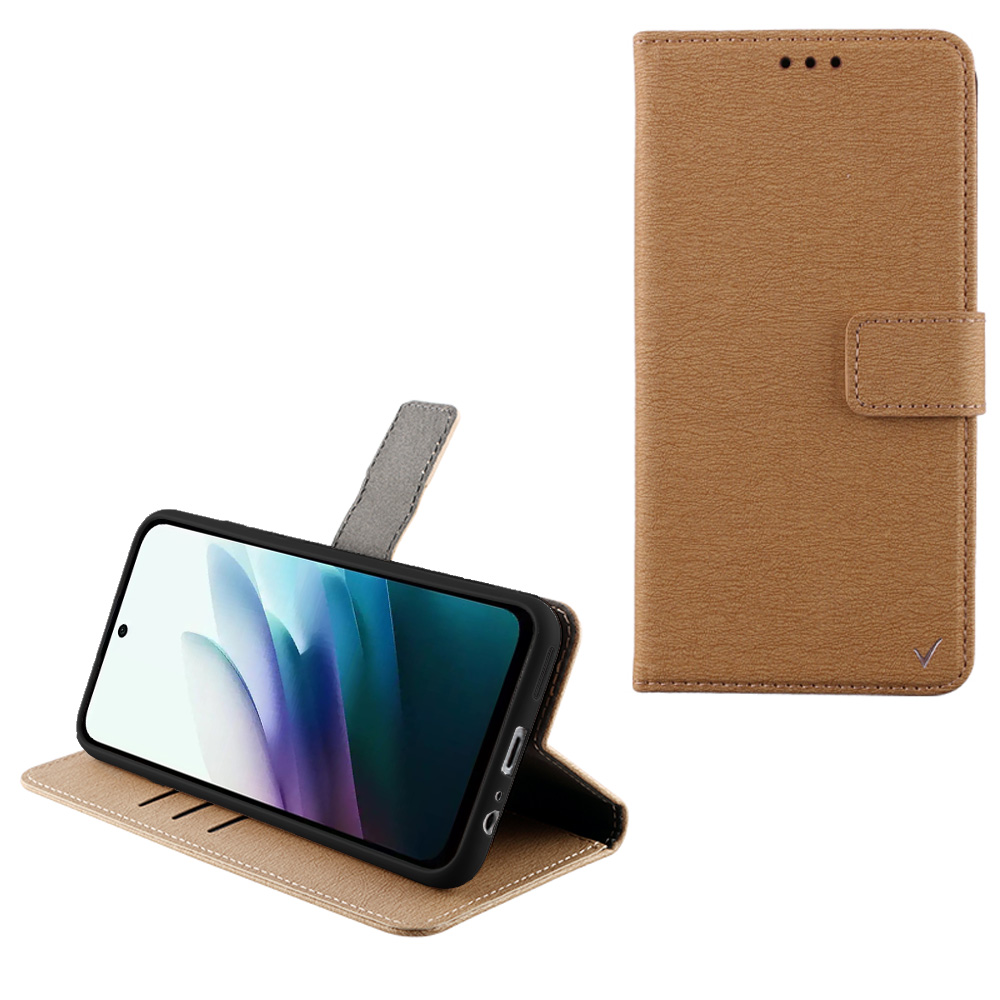 VOLTE-TEL ΘΗΚΗ XIAOMI REDMI 15 4G 6.9" ALLURE MAGNET BOOK STAND CLIP GOLD