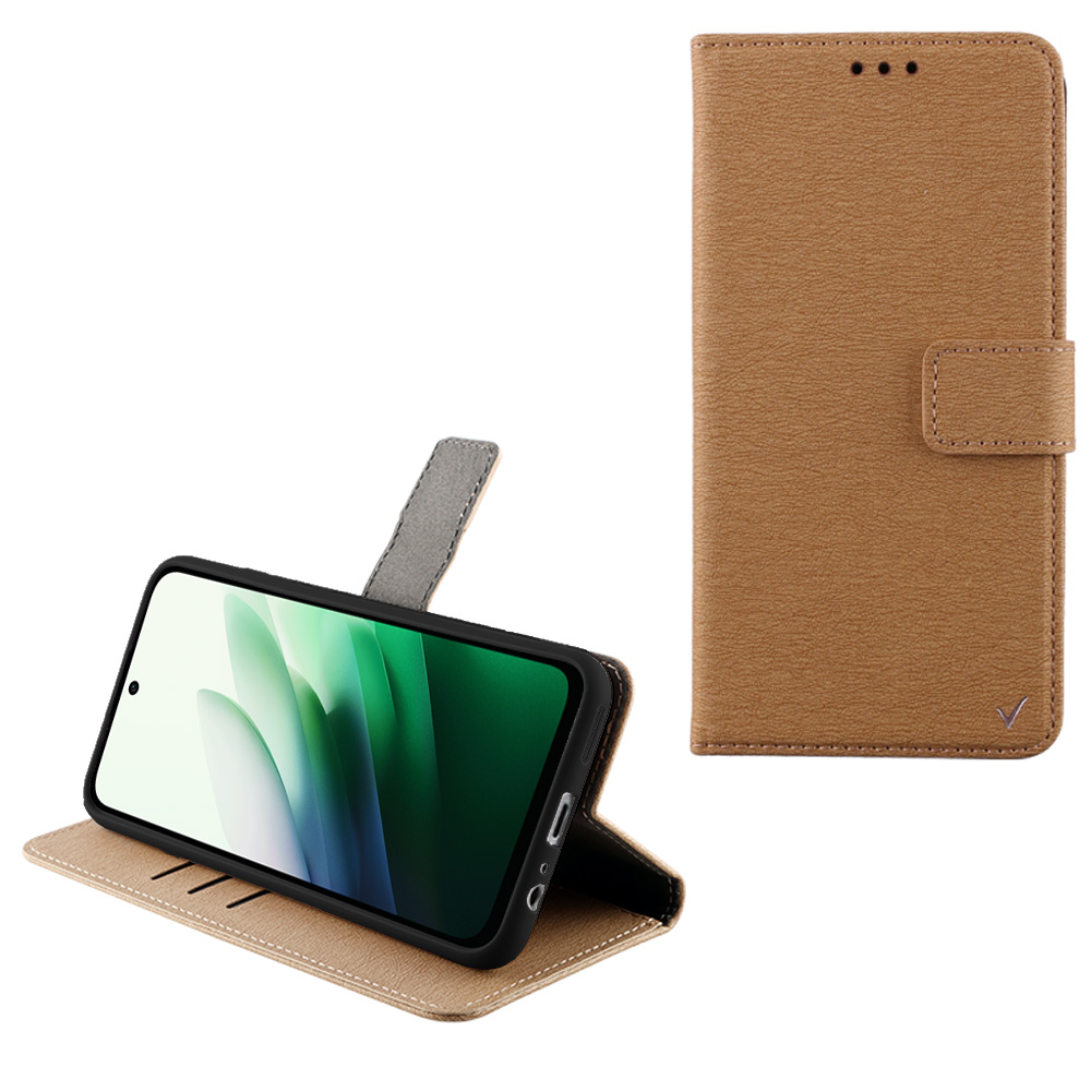 VOLTE-TEL ΘΗΚΗ XIAOMI REDMI 15 5G 6.9" ALLURE MAGNET BOOK STAND CLIP GOLD