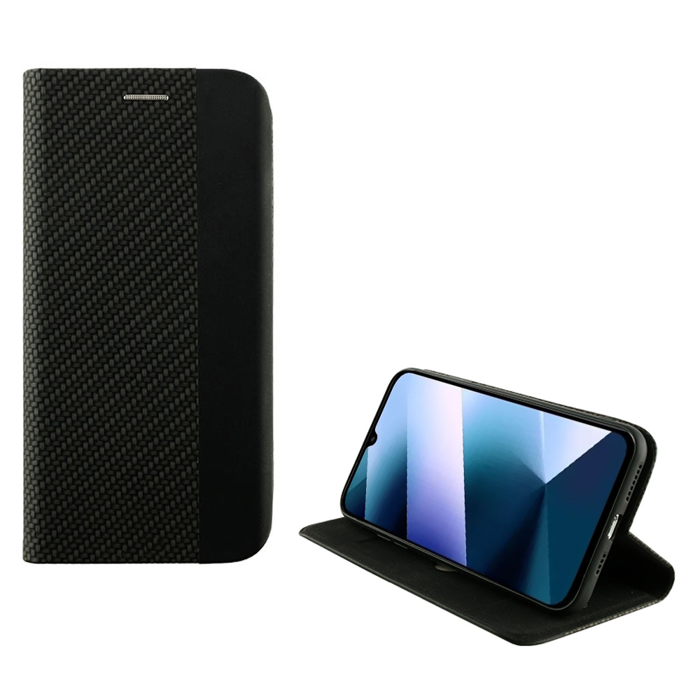 IDOL 1991 ΘΗΚΗ XIAOMI POCO C85 4G/REDMI 15C 4G 6.9" ELITE ANTI-RFID BOOK STAND BLACK