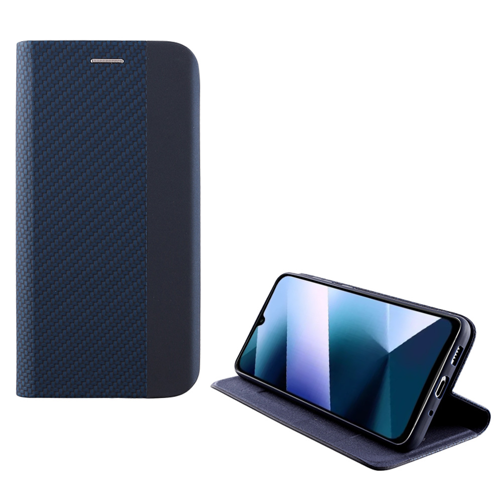 IDOL 1991 ΘΗΚΗ XIAOMI POCO C85 4G/REDMI 15C 4G 6.9" ELITE ANTI-RFID BOOK STAND BLUE