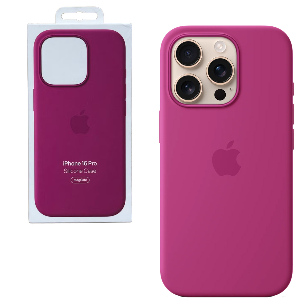 ΘΗΚΗ IPHONE 16 PRO MYYN3ZM/A SILICONE MAGSAFE CASE FUCHSIA PACKING OR