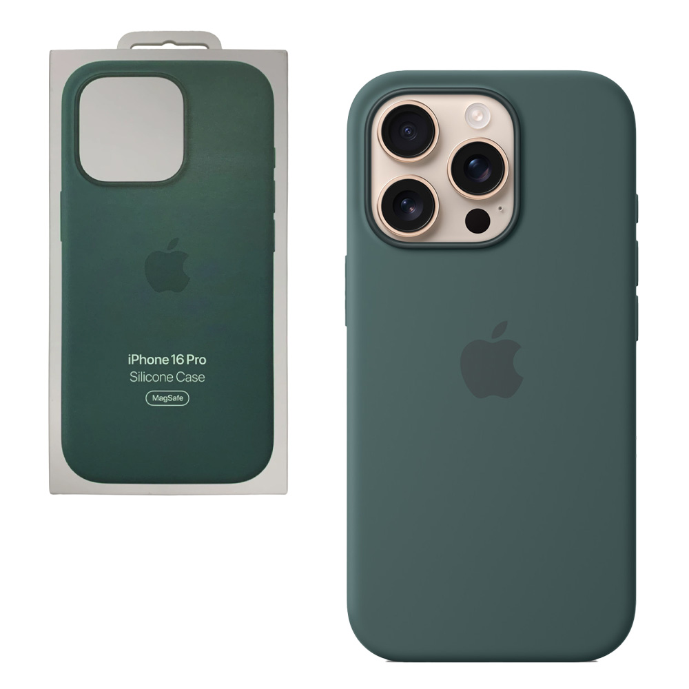 ΘΗΚΗ IPHONE 16 PRO MYYR3ZM/A SILICONE MAGSAFE CASE GREEN PACKING OR