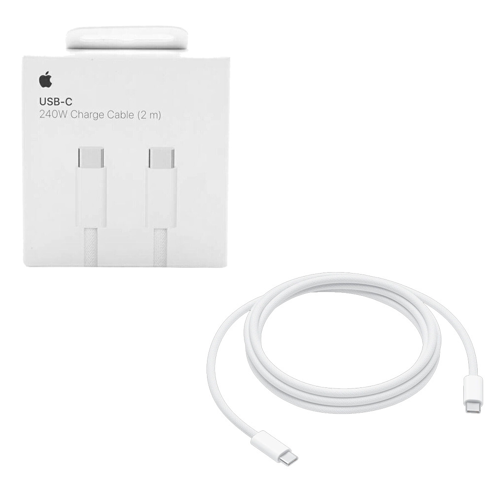 APPLE USB-C TYPE C TO TYPE C MYQT3ZM/A USB ΦΟΡΤΙΣΗΣ-DATA 2m 240W BRAIDED WHITE PACKING OR