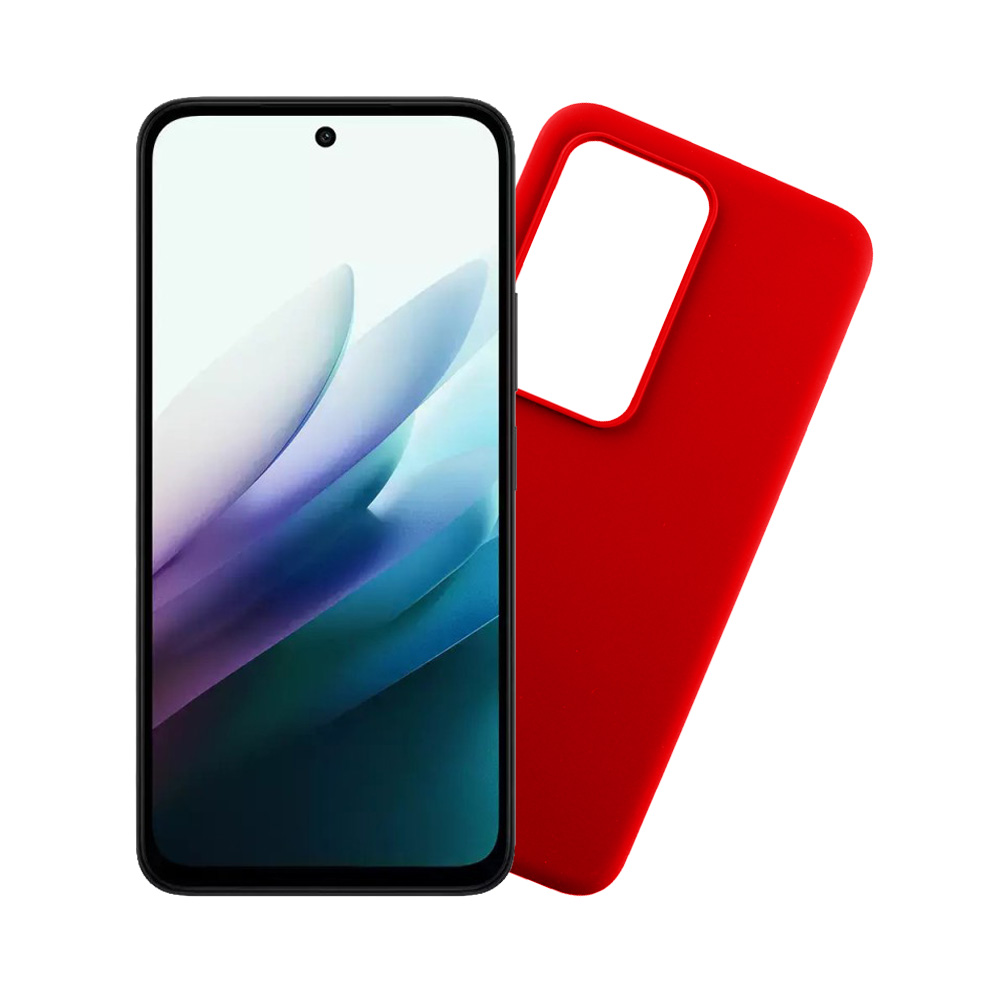 VOLTE-TEL ΘΗΚΗ XIAOMI REDMI 15 4G 6.9" SILICON TPU CAMERA GUARD RED