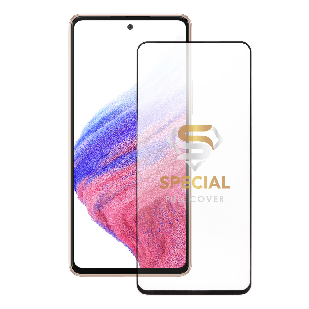 IDOL 1991 TEMPERED GLASS SAMSUNG A53 5G A536 6.5" 9H 0.30mm FULL GLUE SEMI CURVED BLACK