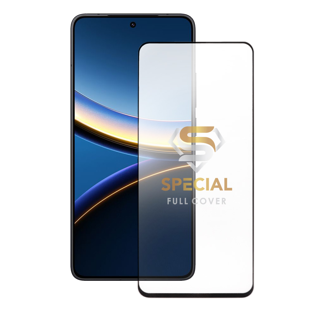 IDOL 1991 TEMPERED GLASS XIAOMI POCO F7 PRO 5G 6.67" 9H 0.25mm SPECIAL FULL COVER 20D FULL GLUE BLACK