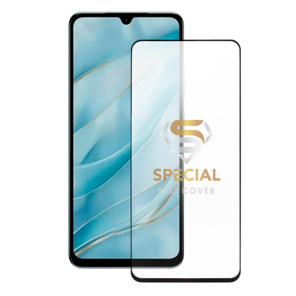 IDOL 1991 TEMPERED GLASS XIAOMI POCO C71 6.88" 9H 0.25mm SPECIAL FULL COVER 20D FULL GLUE BLACK
