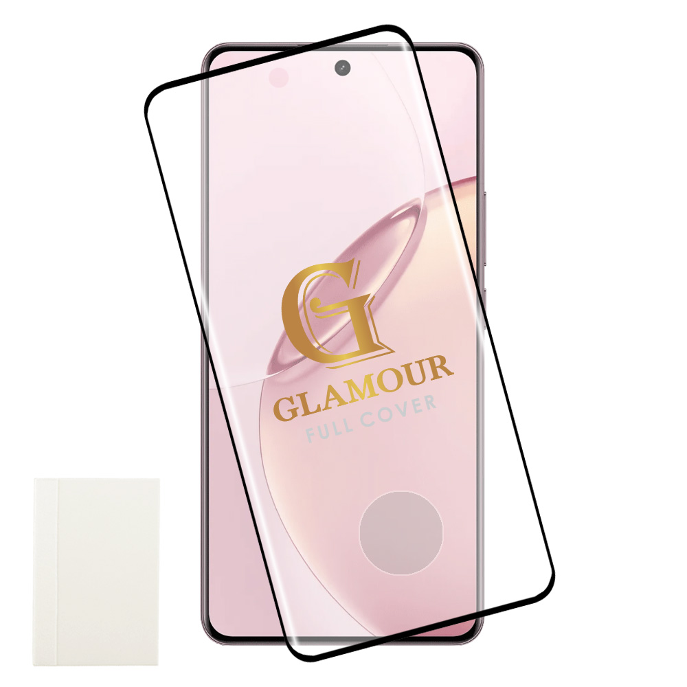 IDOL 1991 TEMPERED GLASS REALME 16 PRO PLUS 6.8" 9H 0.30mm GLAMOUR FULL COVER 3D FULL GLUE FINGER UNLOCK BLACK+SQUEEZY CARD