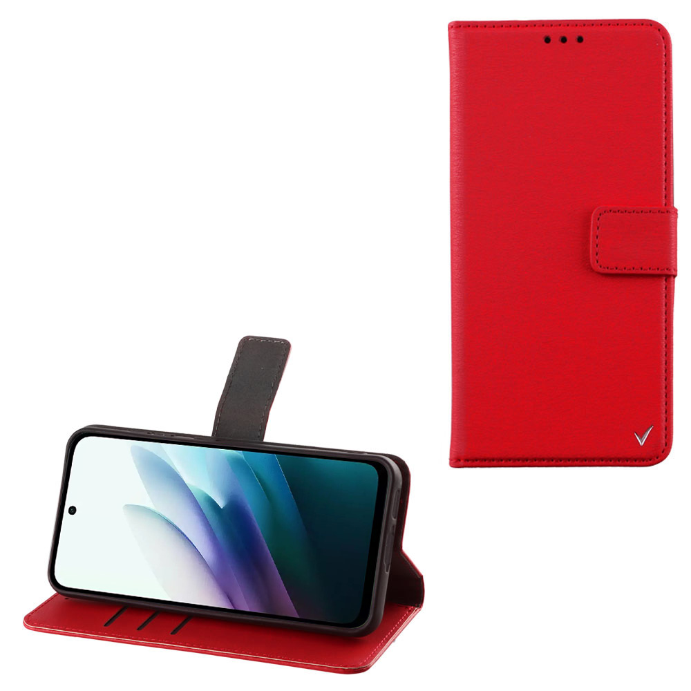 VOLTE-TEL ΘΗΚΗ XIAOMI REDMI 15 4G GLOBAL VERSION 6.9" ALLURE MAGNET BOOK STAND CLIP RED