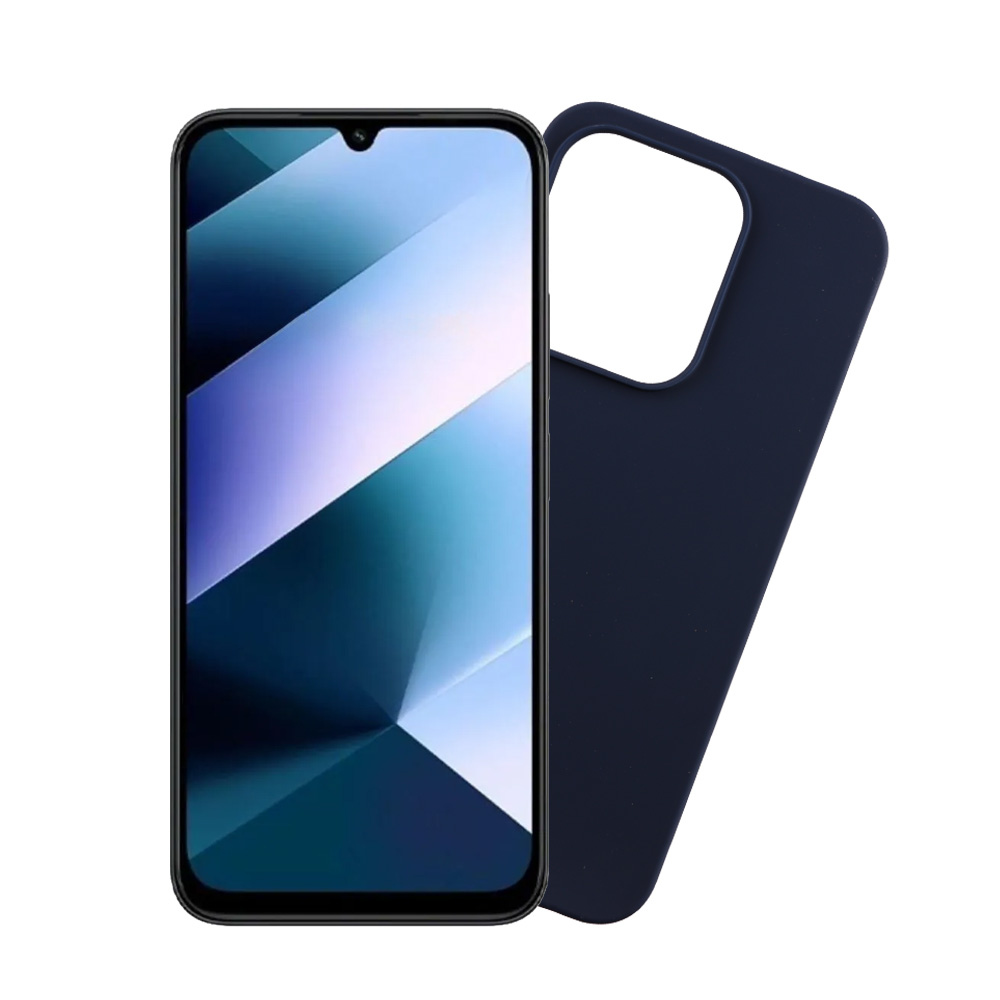 VOLTE-TEL ΘΗΚΗ XIAOMI POCO C85 4G/ REDMI 15C 4G 6.9" SILICON TPU CAMERA GUARD BLUE