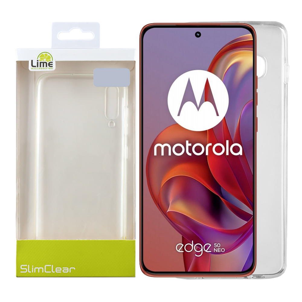 LIME ΘΗΚΗ MOTOROLA MOTO EDGE 50 NEO 5G XT2409 6.4" SLIMCLEAR TPU FULL CAMERA PROTECTION ΔΙΑΦΑΝΗ