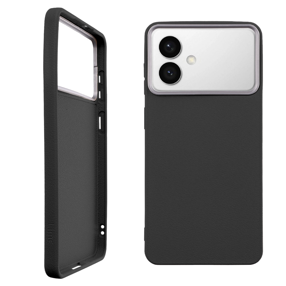 LIME ΘΗΚΗ SAMSUNG S26 EDGE 5G 6.66" FLEXISNAP TPU CAMERA GUARD BLACK