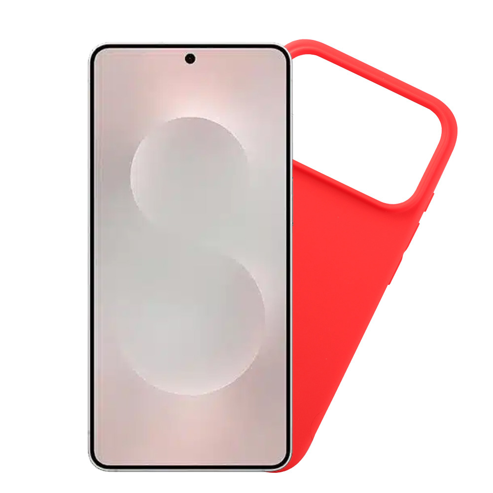 VOLTE-TEL ΘΗΚΗ SAMSUNG S26 EDGE 5G 6.66" SILICON TPU CAMERA GUARD RED