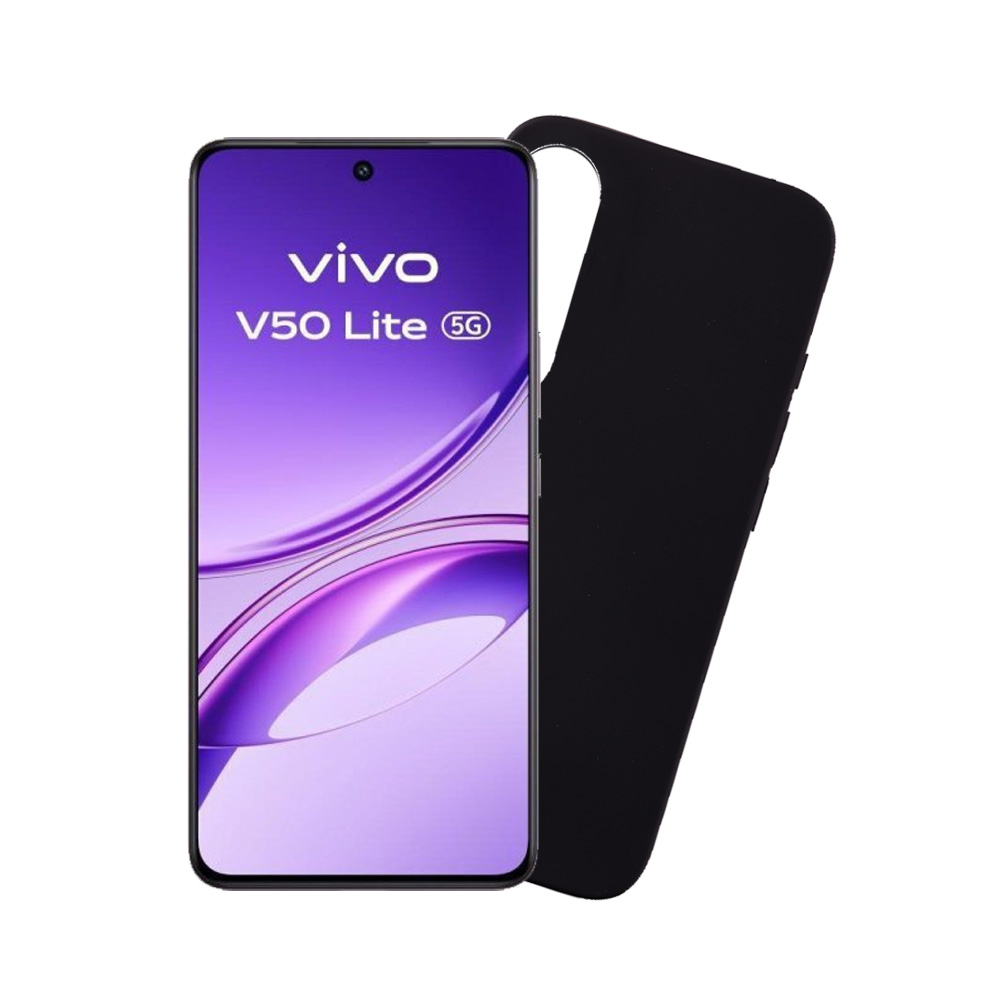 VOLTE-TEL ΘΗΚΗ VIVO V50 LITE 5G 6.77" SILICON TPU CAMERA GUARD BLACK