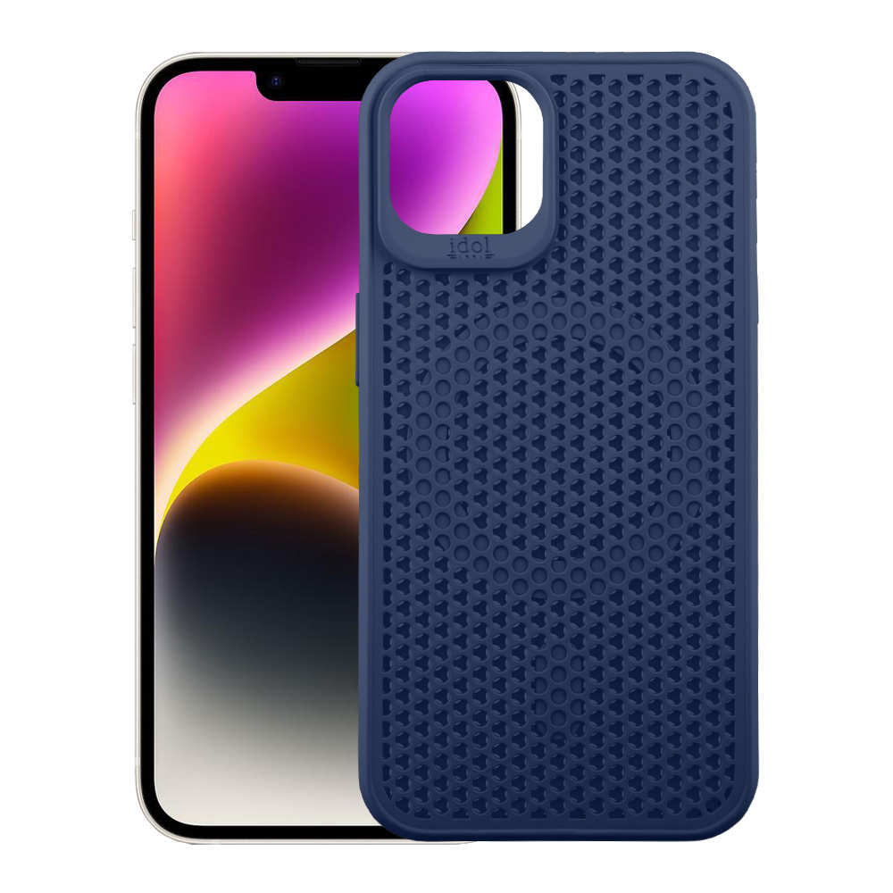 IDOL 1991 ΘΗΚΗ IPHONE 14 6.1" MAG AIR TPU MAGSAFE CAMERA GUARD DARK BLUE