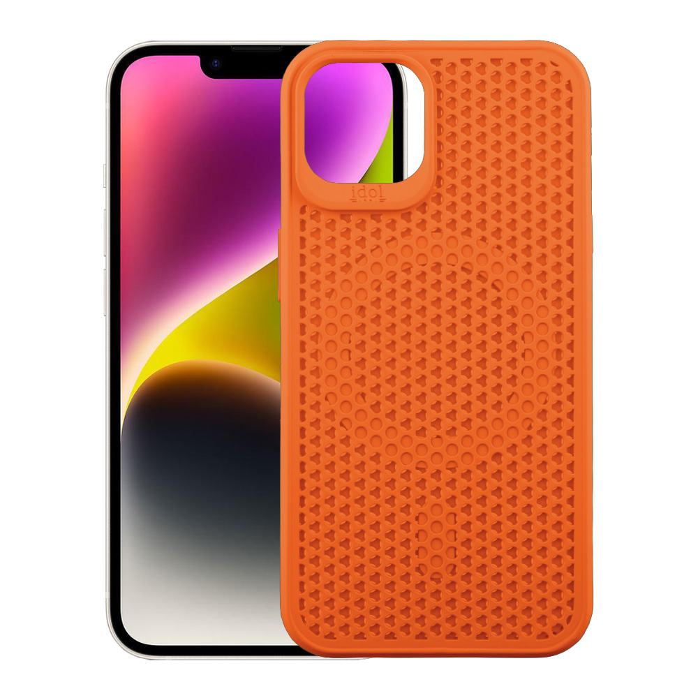 IDOL 1991 ΘΗΚΗ IPHONE 14 6.1" MAG AIR TPU MAGSAFE CAMERA GUARD ORANGE