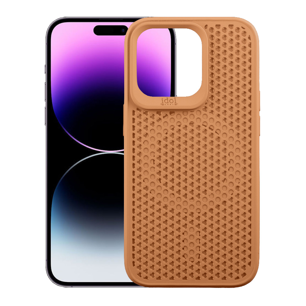 IDOL 1991 ΘΗΚΗ IPHONE 14 PRO 6.1" MAG AIR TPU MAGSAFE CAMERA GUARD BROWN
