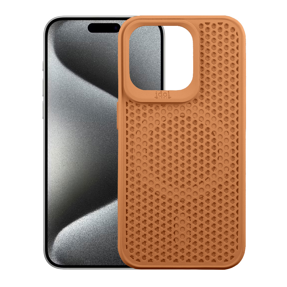IDOL 1991 ΘΗΚΗ IPHONE 15 PRO 6.1" MAG AIR TPU MAGSAFE CAMERA GUARD BROWN