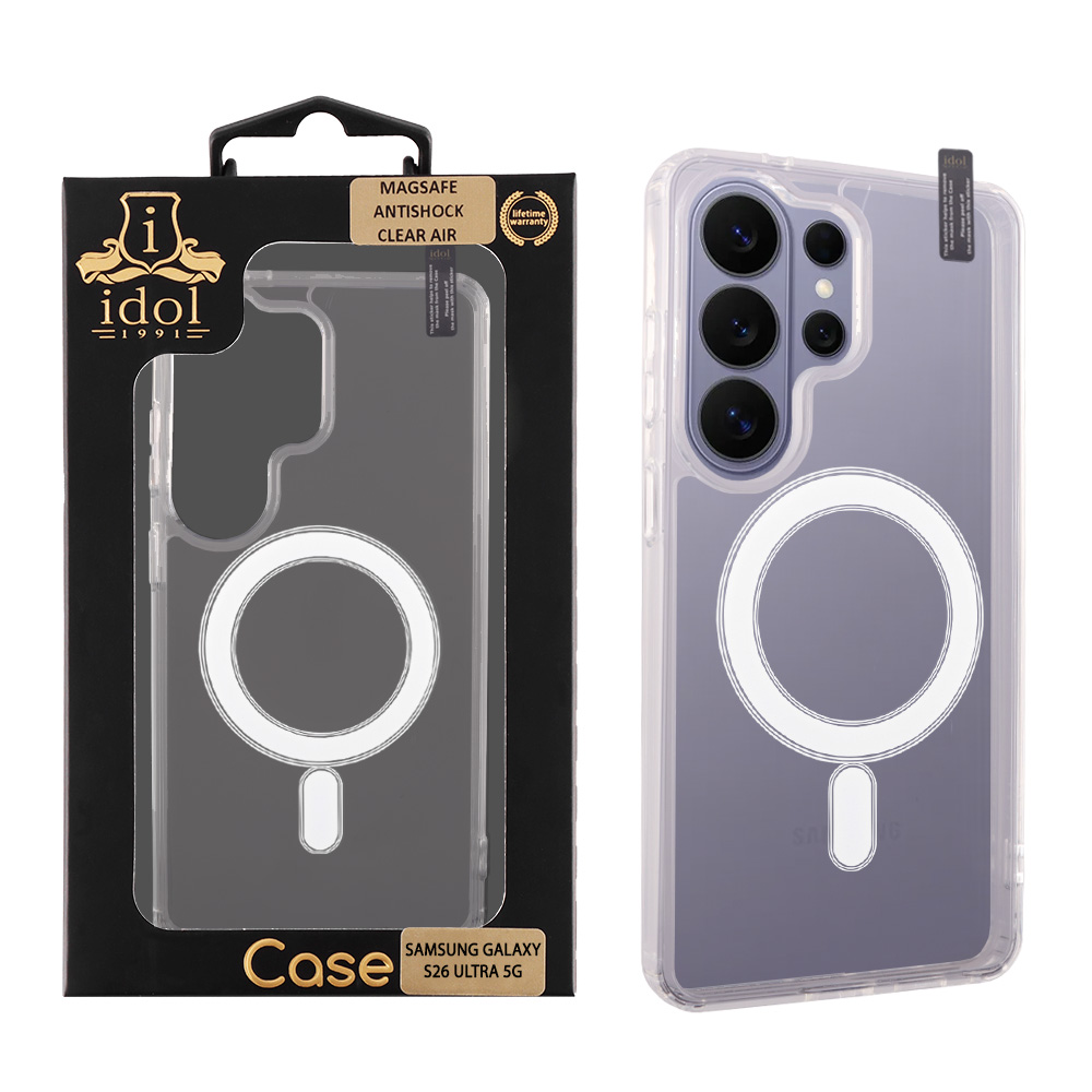 IDOL 1991 ΘΗΚΗ SAMSUNG GALAXY S26 ULTRA 5G 6.9" MAGSAFE ANTISHOCK CLEAR AIR BACK COVER TPU CAMERA GUARD ΔΙΑΦΑΝΗ