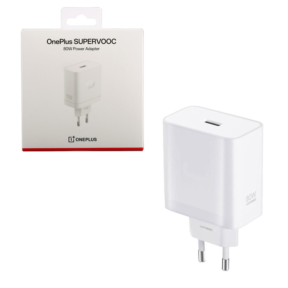 TRAVEL ONEPLUS 5461100064 GAN USB-A 80W 5V/3A 9V/3A 12V/3A /15V/3A 11V/7.3A WHITE PACKING OR