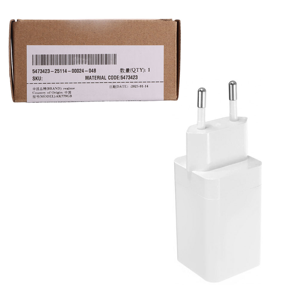 TRAVEL REALME AK779GB USB 3.0 USB A 5V 4A 20W WHITE 5473423 ORIGINAL SERVICE PACK