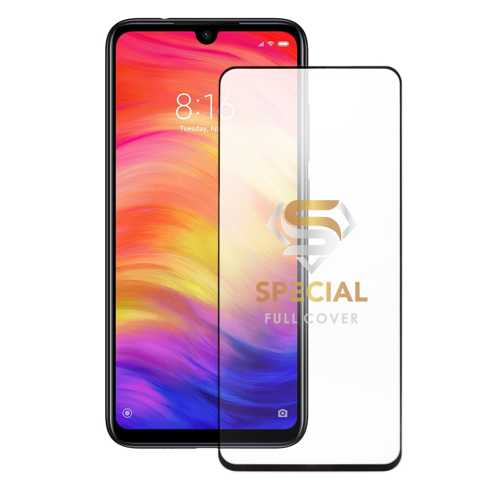 IDOL 1991 TEMPERED GLASS XIAOMI REDMI NOTE 7/REDMI NOTE 7 PRO 6.3" 9H 0.25mm SPECIAL FULL COVER FULL GLUE BLACK