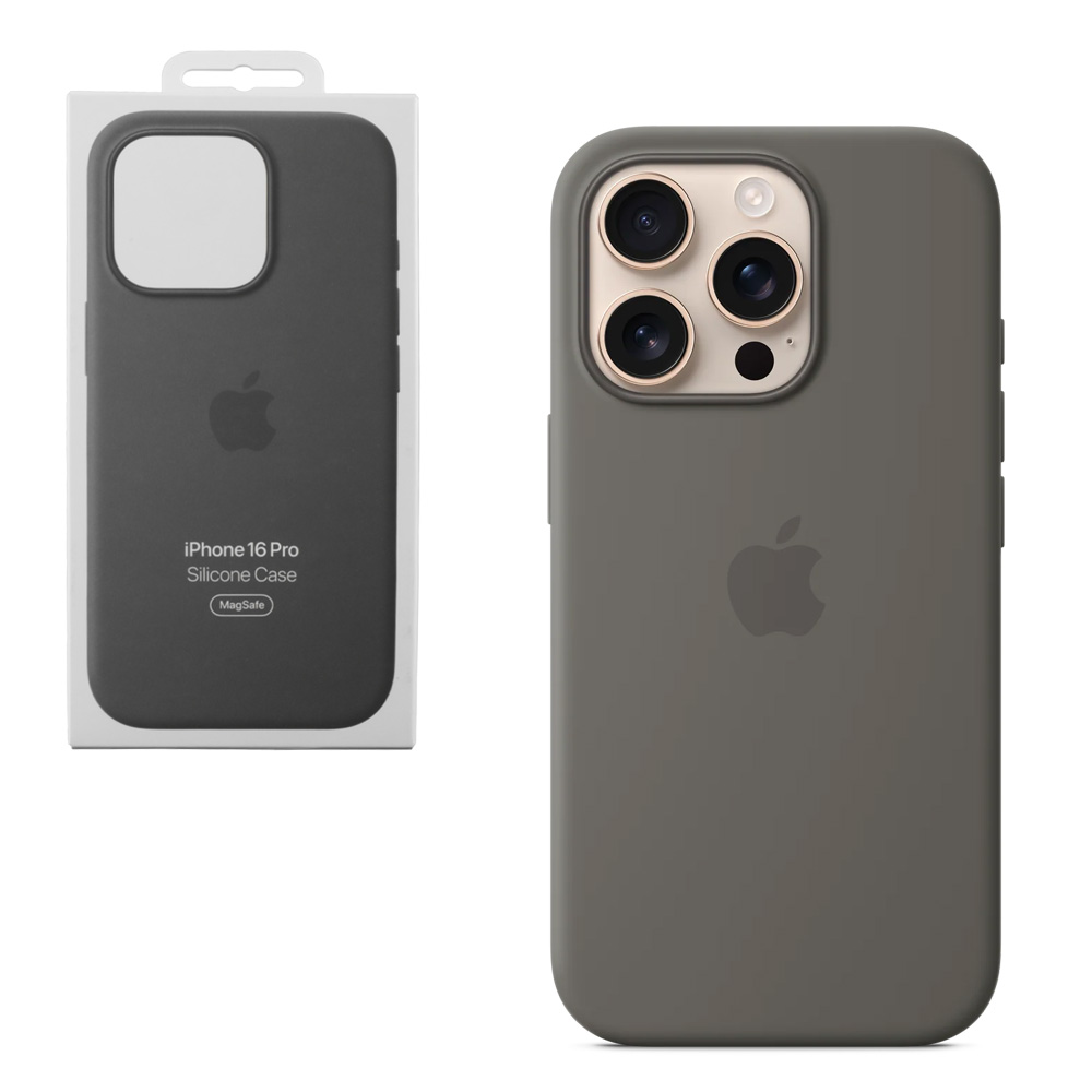 ΘΗΚΗ IPHONE 16 PRO MYYL3ZM/A SILICONE MAGSAFE CASE STONE GRAY PACKING OR