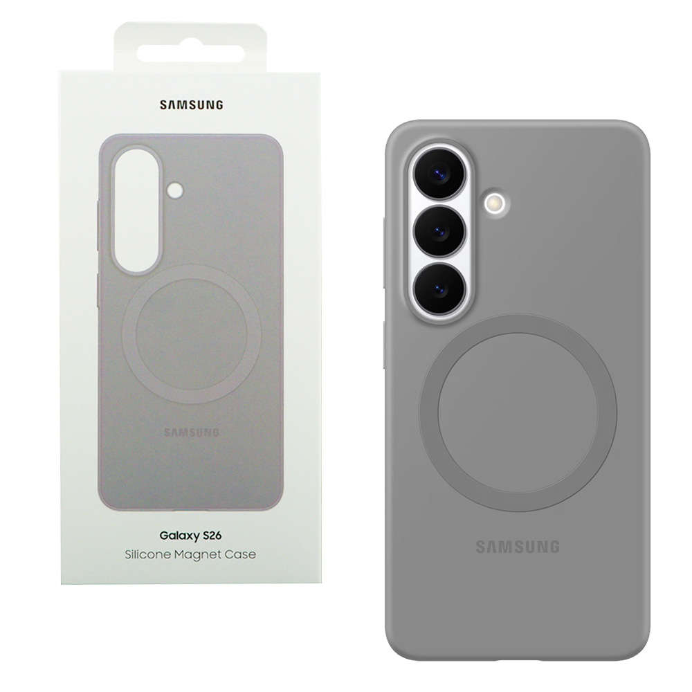 ΘΗΚΗ SAMSUNG S26 5G S942 SILICONE MAGNET COVER EF-ES942CJEGWW GREY PACKING OR