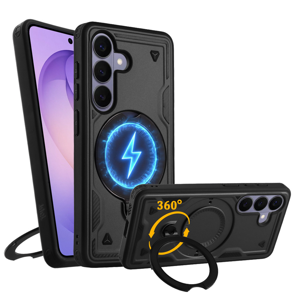 IDOL 1991 ARMOR TPU ΘΗΚΗ SAMSUNG S26 PLUS 5G S947 6.7in HYPER MAGSAFE STAND CAMERA GUARD BLACK