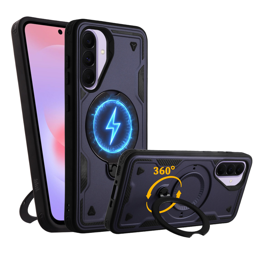 IDOL 1991 ARMOR TPU ΘΗΚΗ SAMSUNG A37 5G 6.7in HYPER MAGSAFE STAND CAMERA GUARD BLUE
