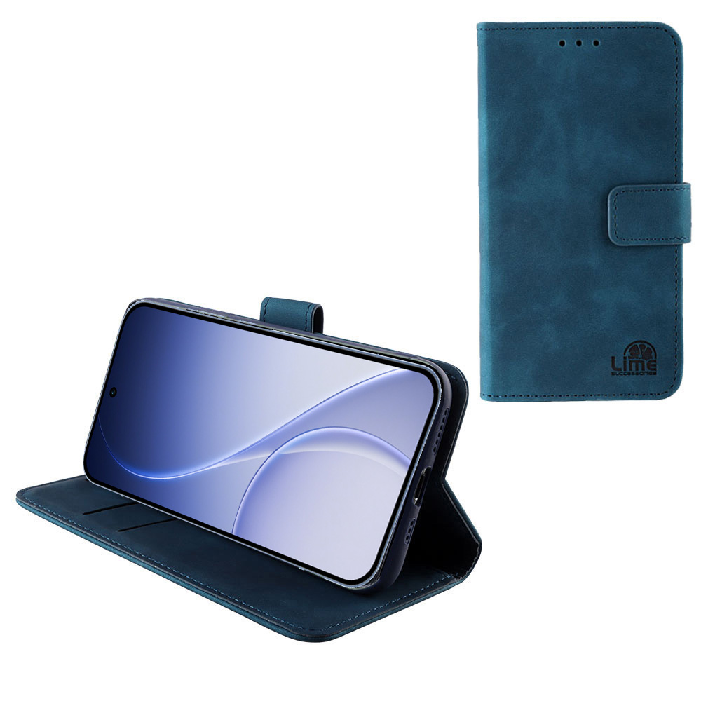 LIME ESSENTIAL ΘΗΚΗ OPPO RENO15 PRO 5G 6.32in MAGNET BOOK STAND CLIP DARK BLUE