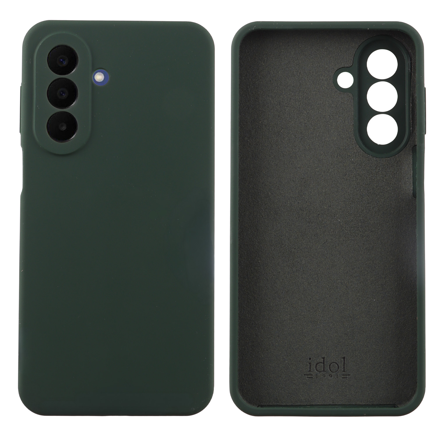 IDOL 1991 VELVET ELITE TPU ΘΗΚΗ SAMSUNG A37 5G A376 6.7in 4 SIDE FULL CAMERA PROTECTION DARK GREEN