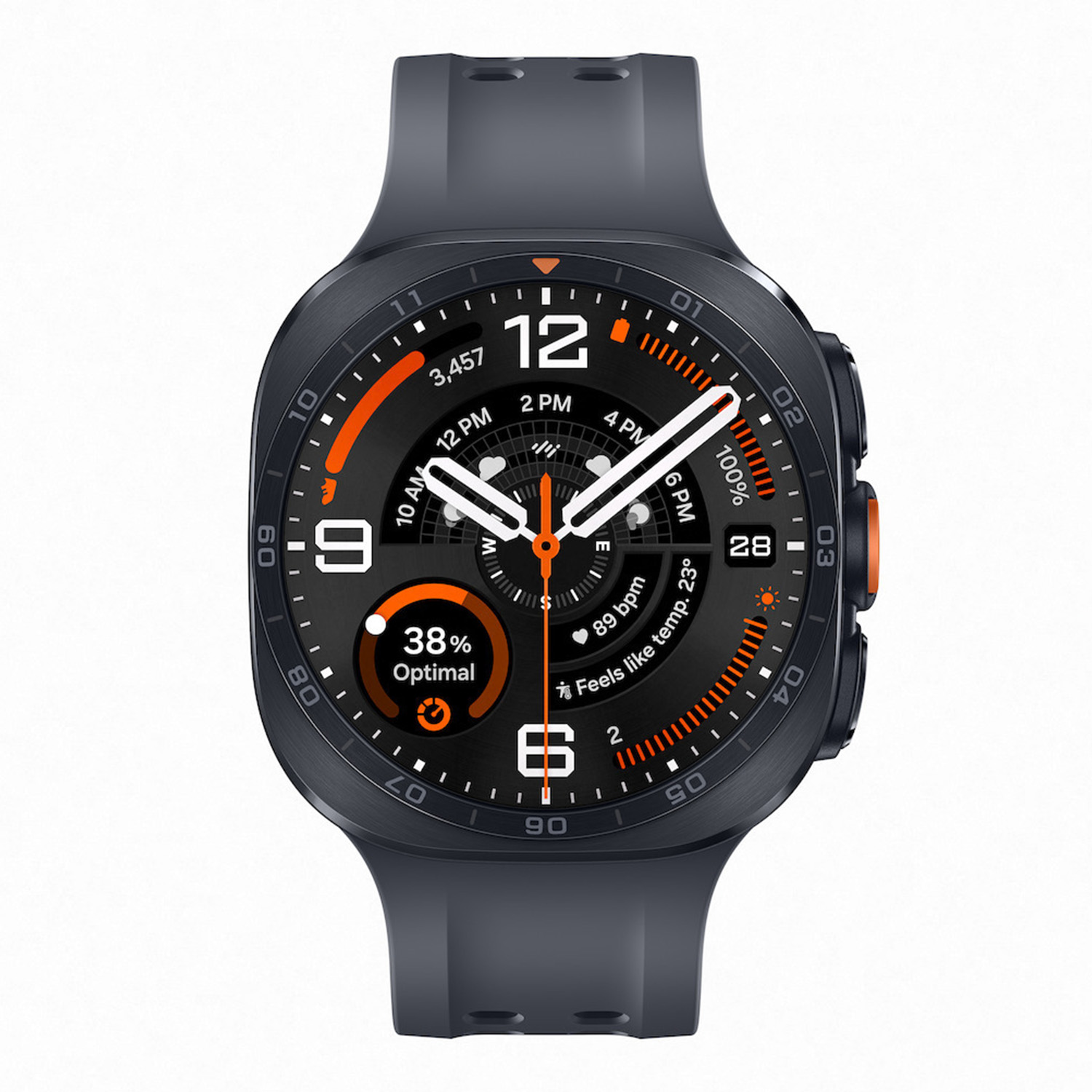 SMART WATCH SAMSUNG GALAXY WATCH ULTRA 2 L715 47MM 1.52in 4G/LTE SM-L715FZKAEUE 2GB/64GB BT V 6.0 TITANIUM GREY GR
