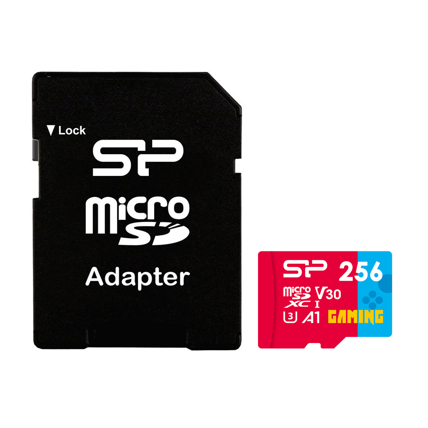 SILICON POWER micro SDXC 256GB CLASS 30 UHS-1 U3 V30 SUPERIOR GAMING R100/W80 MB/S + SD ADAPTOR SP256GBSTXDV3V1NSP
