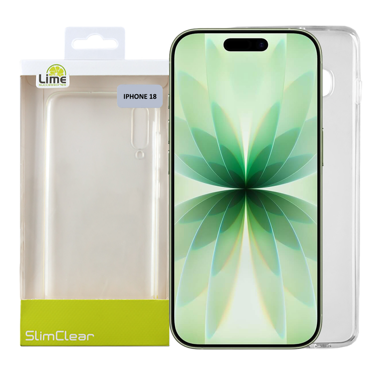 LIME SLIMCLEAR TPU ΘΗΚΗ IPHONE 18 6.3in CAMERA GUARD ΔΙΑΦΑΝΗ