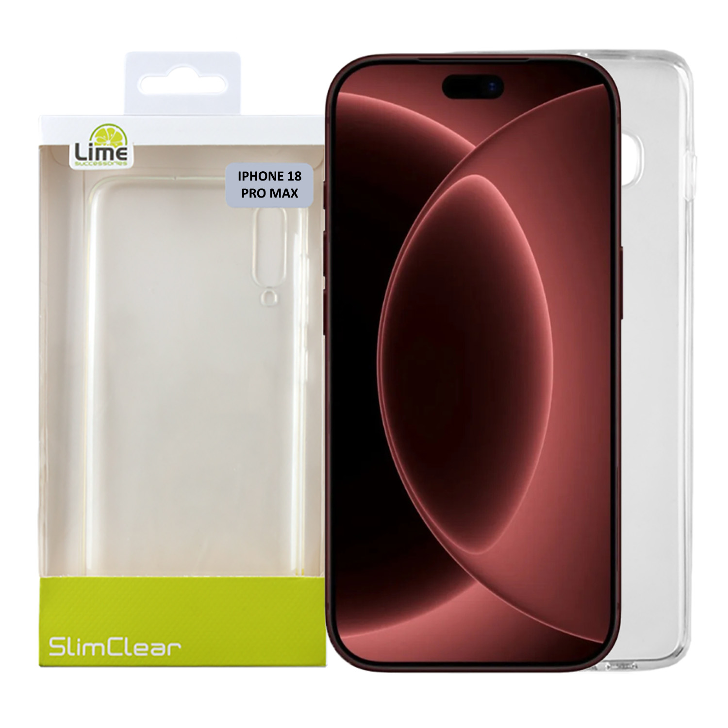 LIME SLIMCLEAR TPU ΘΗΚΗ IPHONE 18 PRO MAX 6.9in CAMERA GUARD ΔΙΑΦΑΝΗ