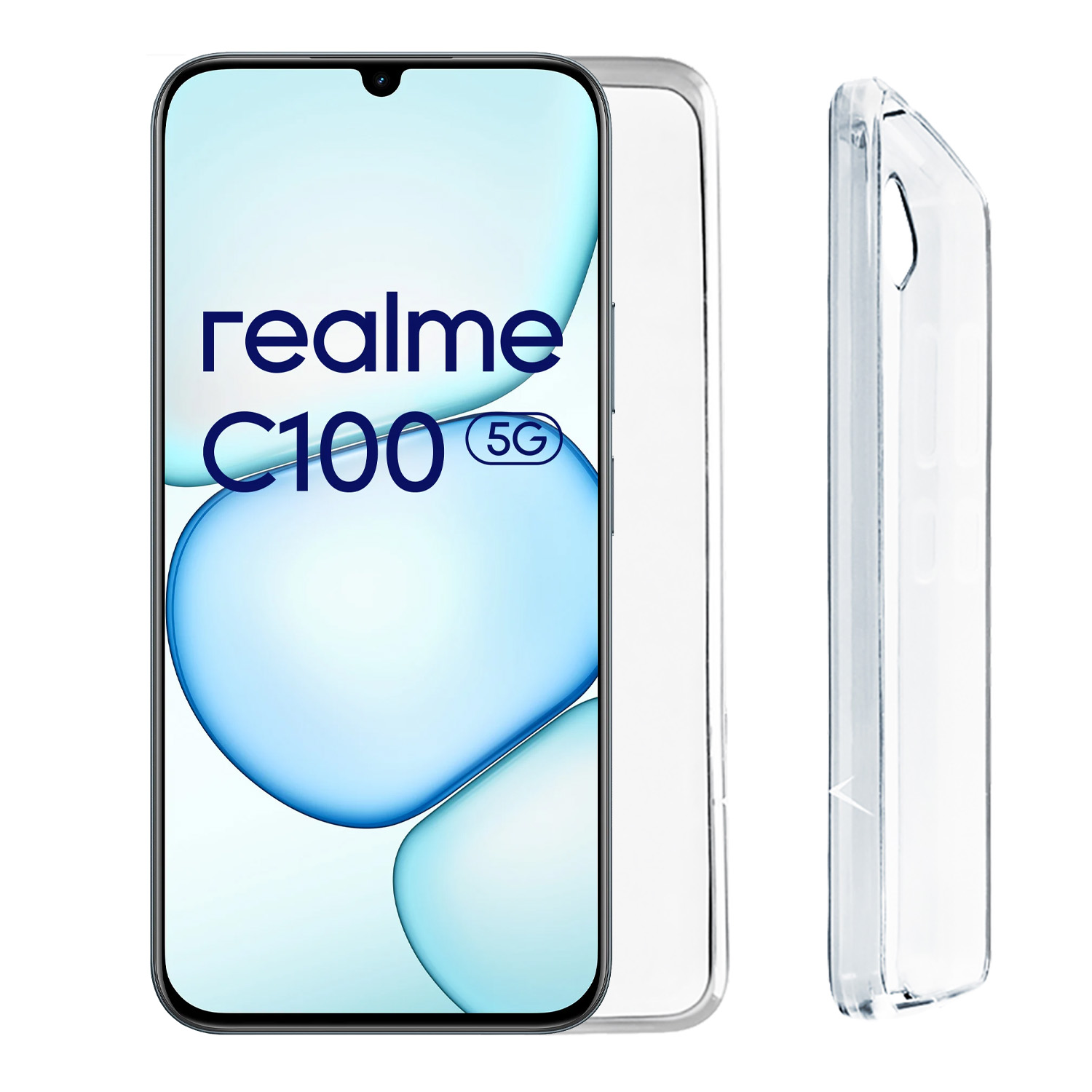 VOLTE-TEL SLIMCOLOR AIR TPU ΘΗΚΗ REALME C100 5G 6.8in FULL CAMERA PROTECTION ΔΙΑΦΑΝΗ