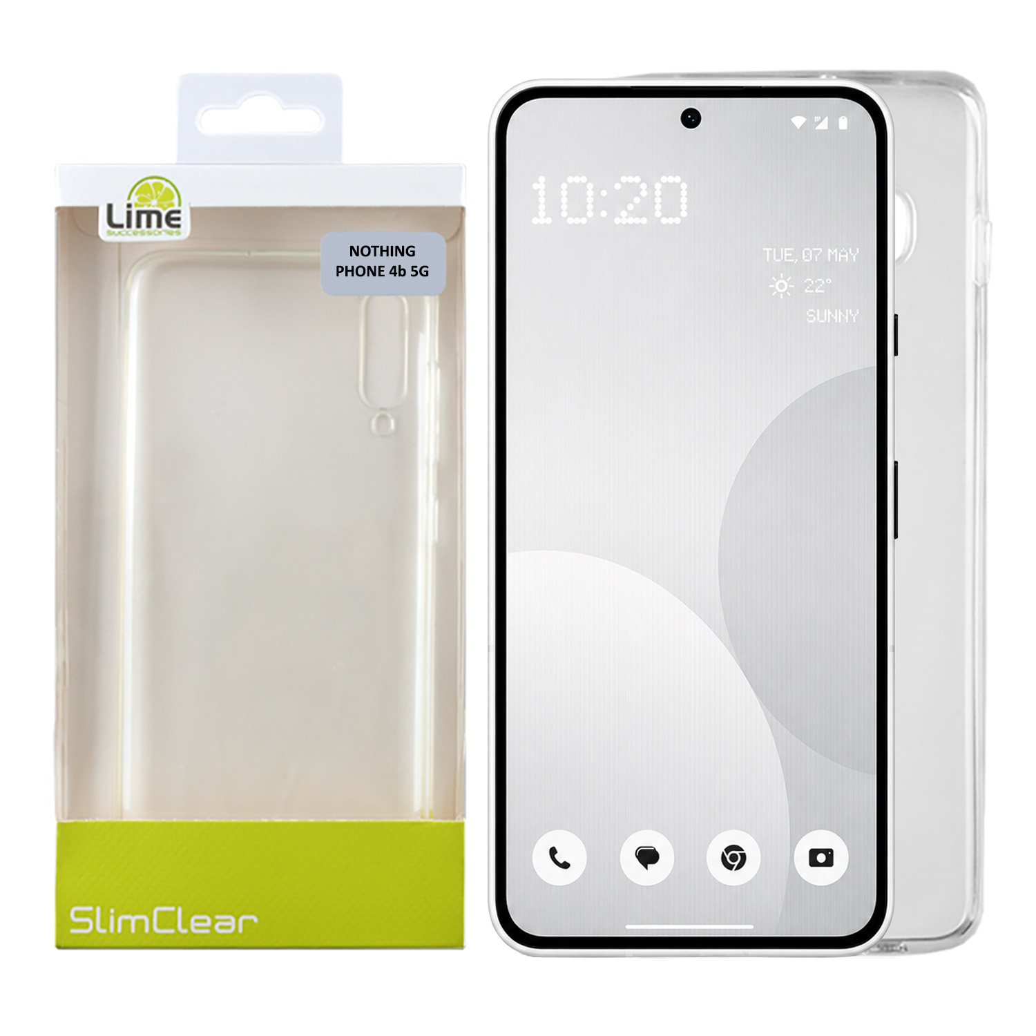 LIME SLIMCLEAR TPU ΘΗΚΗ NOTHING PHONE 4b 5G 6.77in CAMERA GUARD ΔΙΑΦΑΝΗ