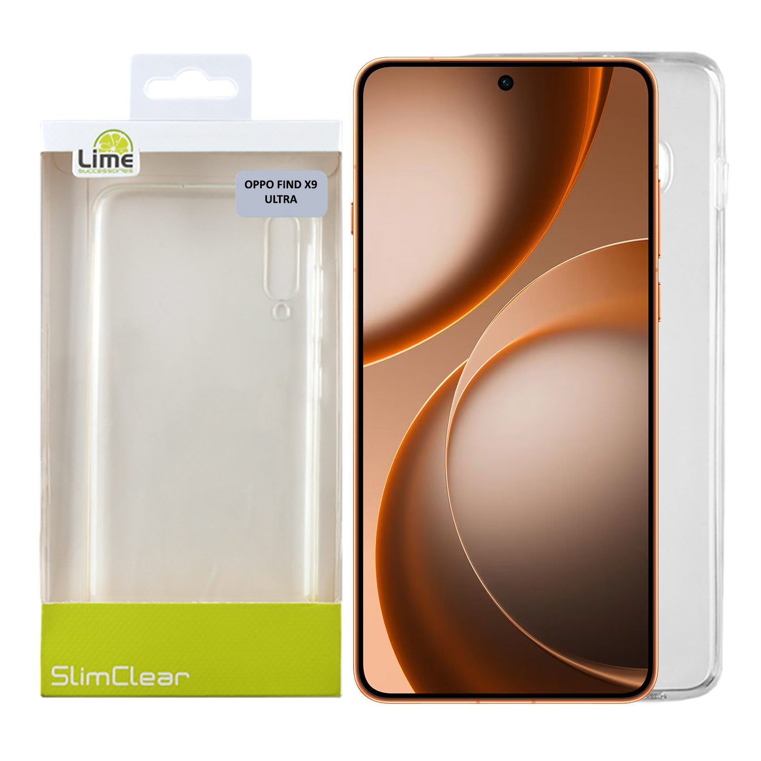LIME SLIMCLEAR TPU ΘΗΚΗ OPPO FIND X9 ULTRA 6.82in CAMERA GUARD ΔΙΑΦΑΝΗ