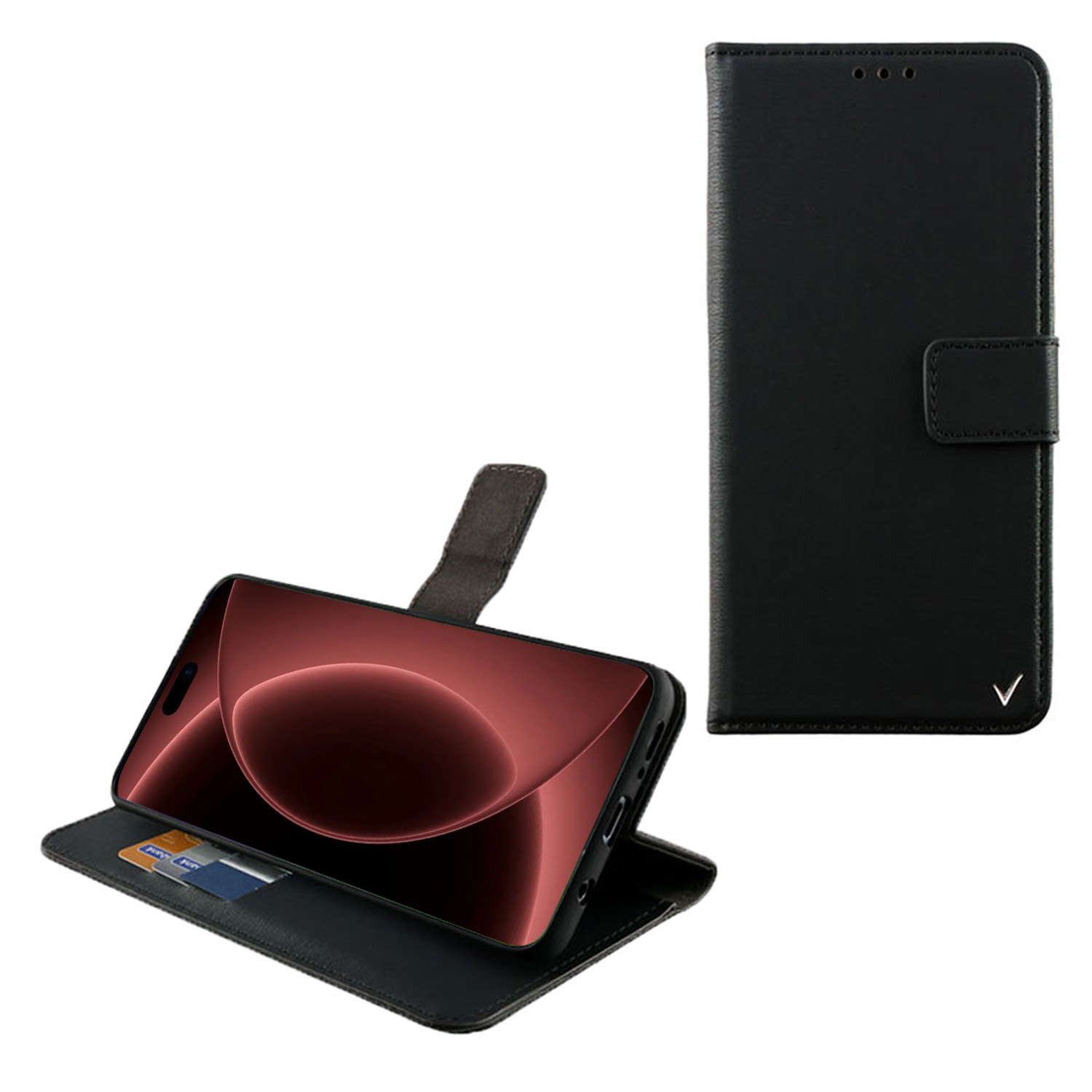 VOLTE-TEL ALLURE ΘΗΚΗ IPHONE 18 PRO MAX 6.9in MAGNET BOOK STAND CLIP BLACK