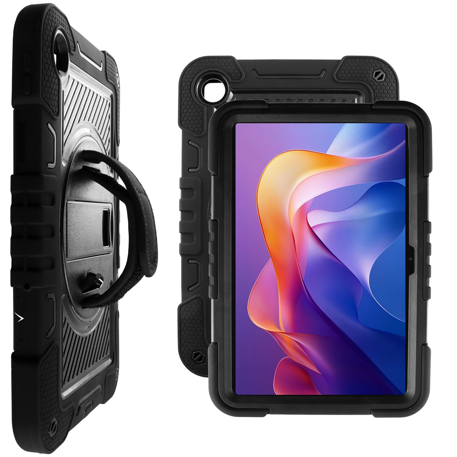 VOLTE-TEL RUGGED TPU ΘΗΚΗ XIAOMI REDMI PAD 2 9.7in ΜΕ ΛΑΒΗ ΧΕΙΡΟΣ-STAND 360 ΜΟΙΡΩΝ