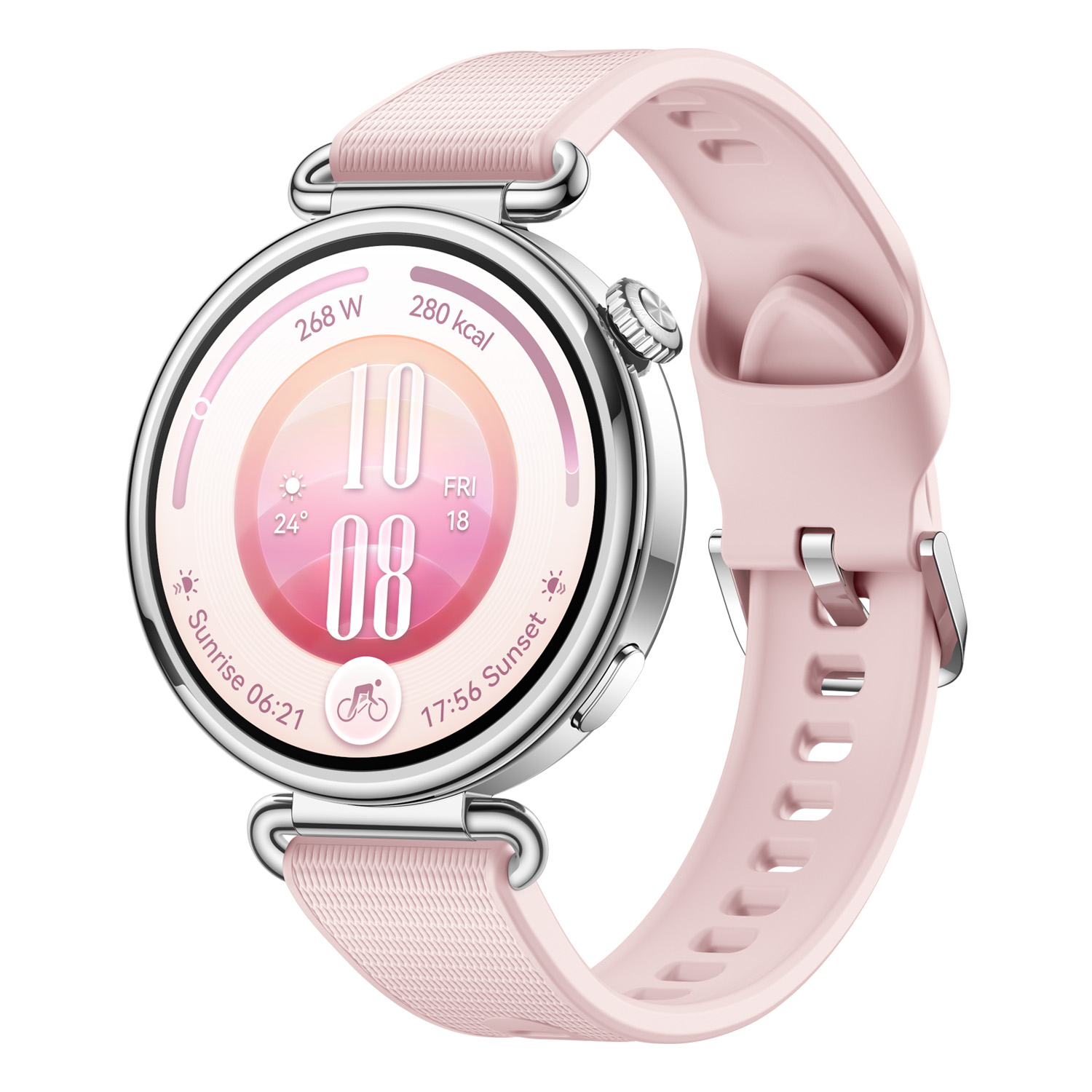 SMART WATCH HUAWEI GT 7 41MM 1.32in 55020JUC ΑΔΙΑΒΡΟΧΟ PINK GR
