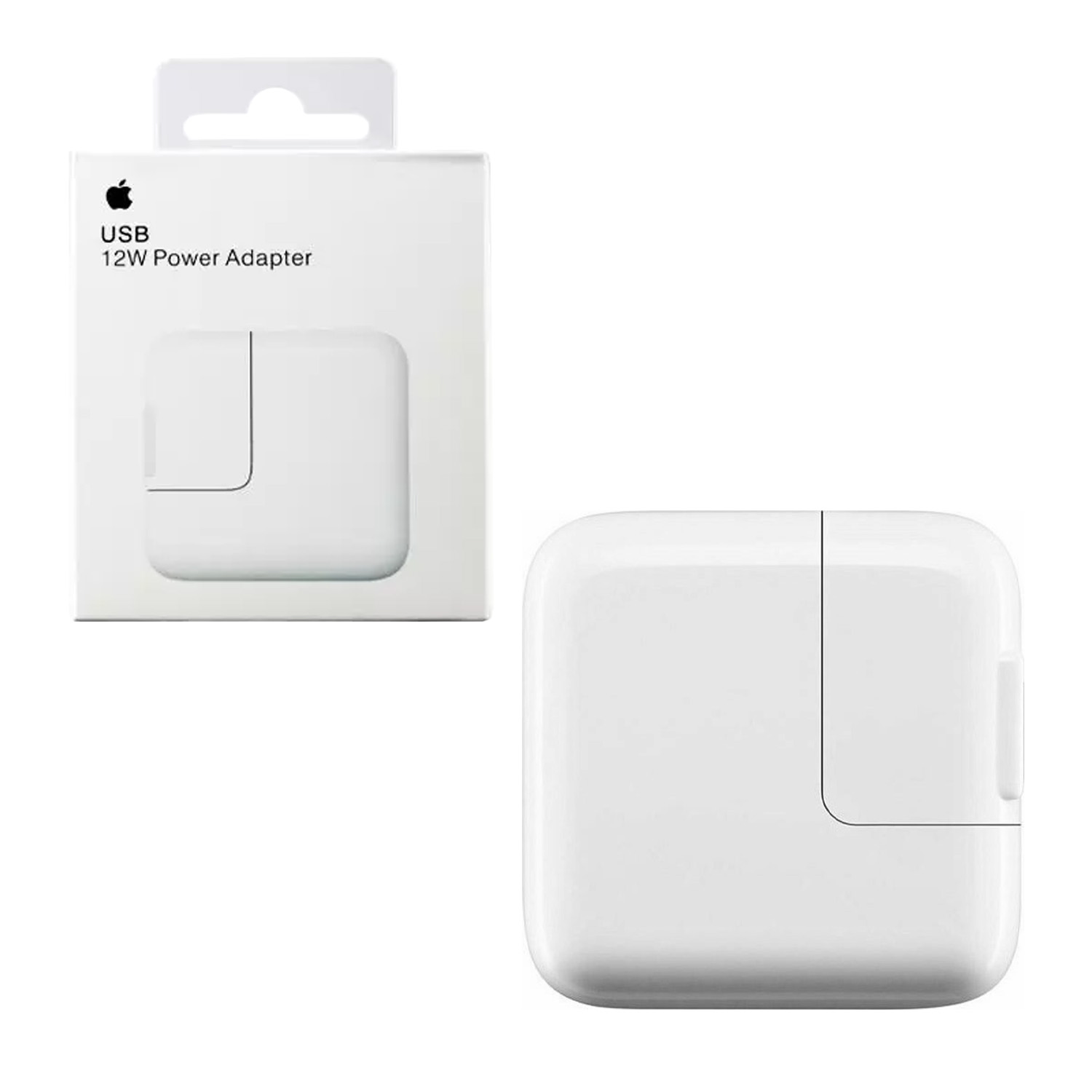 TRAVEL POWER ADAPTER USB-A APPLE IPAD/IPHONE MGN03TU/A 2.4A 12W + EURO PLUG WHITE PACKING OR