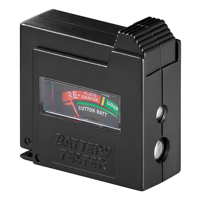 Battery tester for standard batteries. - GOOBAY 055-1266