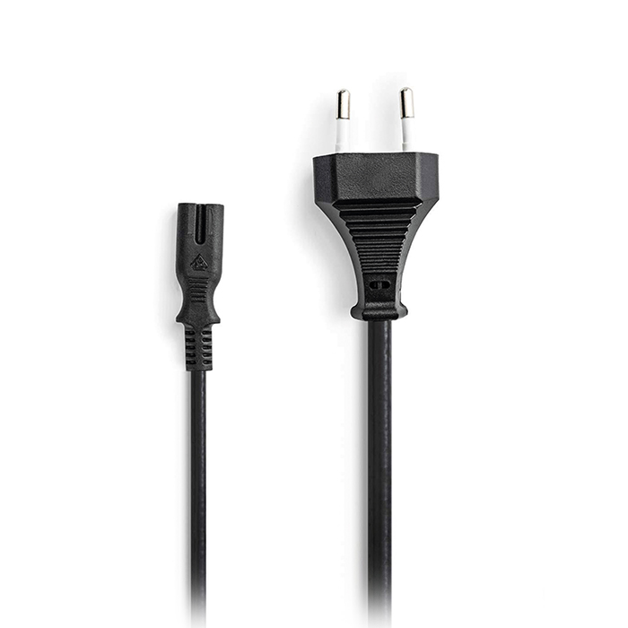 Power cable Euro male - IEC-320-C7 female ,2m - NOD 141-0245