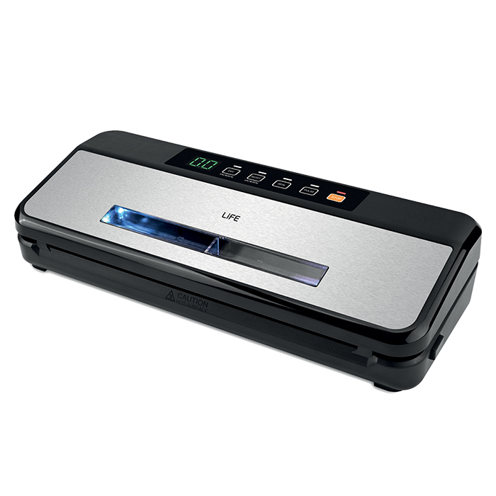 Vacuum sealer with built-in roll storage, 110W. - LIFE 221-0380