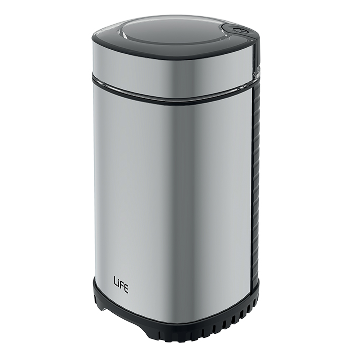 Stainless steel electric coffee grinder, 150W - LIFE 221-0425