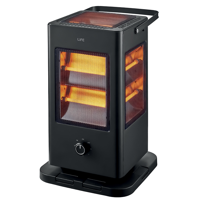 5 sides Electric quartz heater, 2000W - LIFE 221-0426